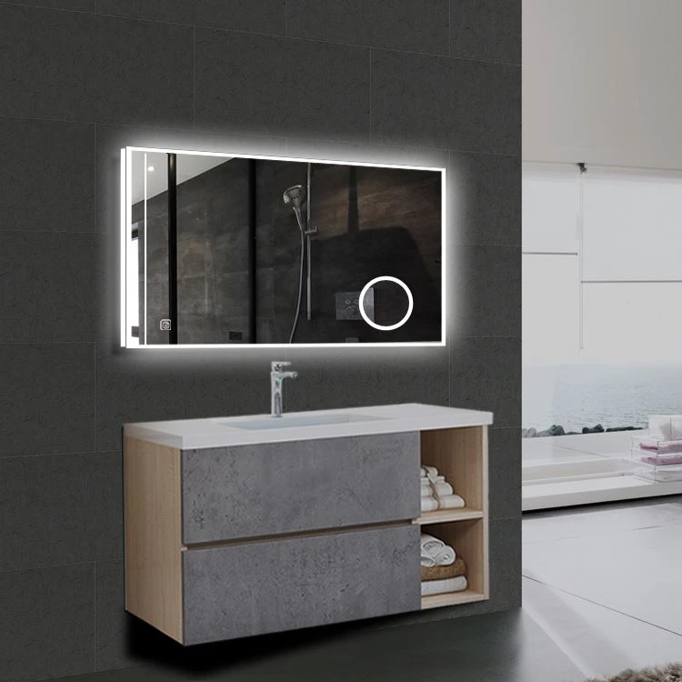 bathroom mirror with lights touch screen （1）