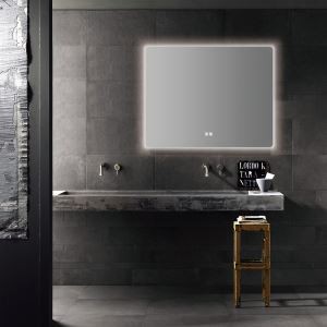 مربع LED حمام مرآة